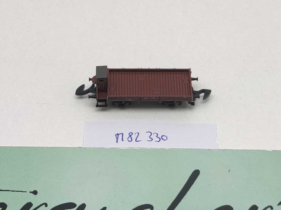 Märklin Z DC82330 Niederbordwagen Bremserhaus X Erfurt / DRG