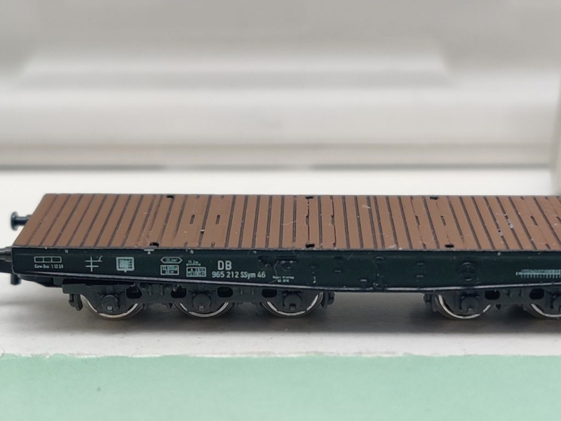 Märklin Z DC 82355 Schwerlastwagen m. Barren "Insider JW'01" SSym46 / DB / EVP
