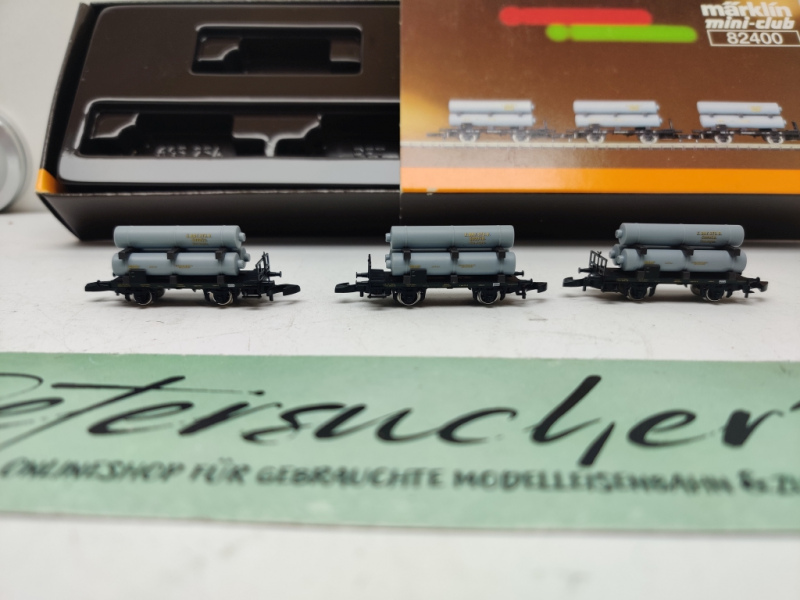 Märklin Z DC 82400 Güterwagen-Set "Gastransport" / K.Bay.Sts.B / OVP