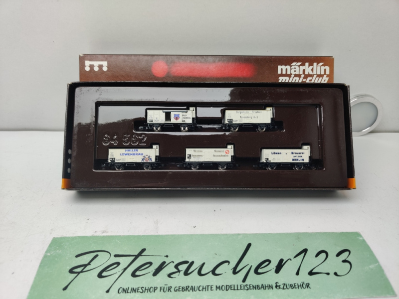 Märklin Z DC 8645 /  5-teiliges Güterwagen-Set „Alte Brauereien“ / Ep. I  / Länderbahn-Bauart / OVP