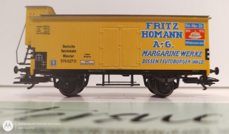 Märklin H0 AC 82507 1x Kühlwagen "Fritz Homann" aus Set / NEM / DRG