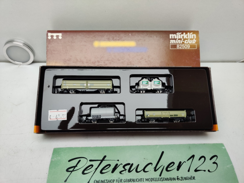 Märklin Z DC 82509 Güterwagen-Set Henkel MHI / OVP