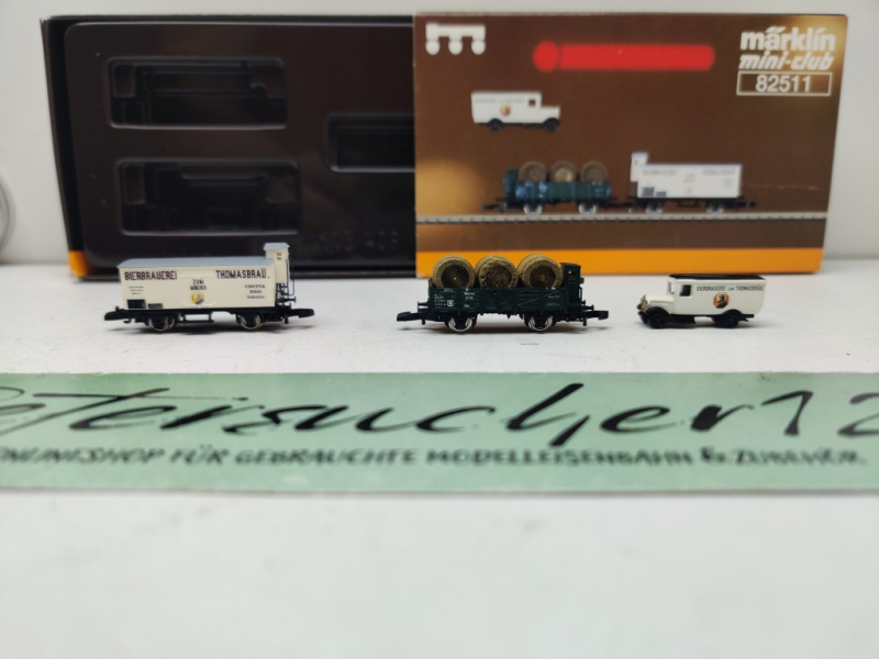 Märklin Z DC 82511 Güterwagen-Set / Wagenpackung / DB / OVP