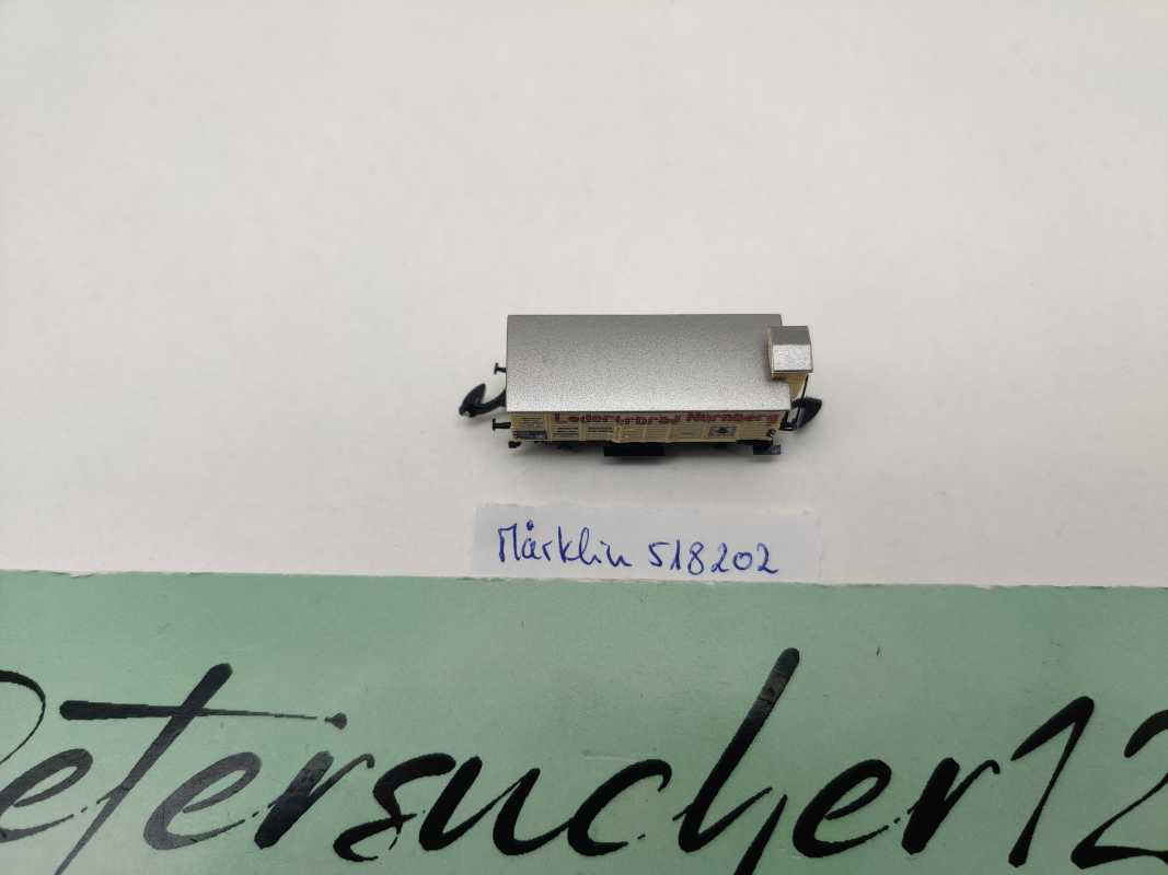 Märklin Z DC 82519 Kühlwagen mit Bremserhaus "Ledererbräu" aus Set / DRG