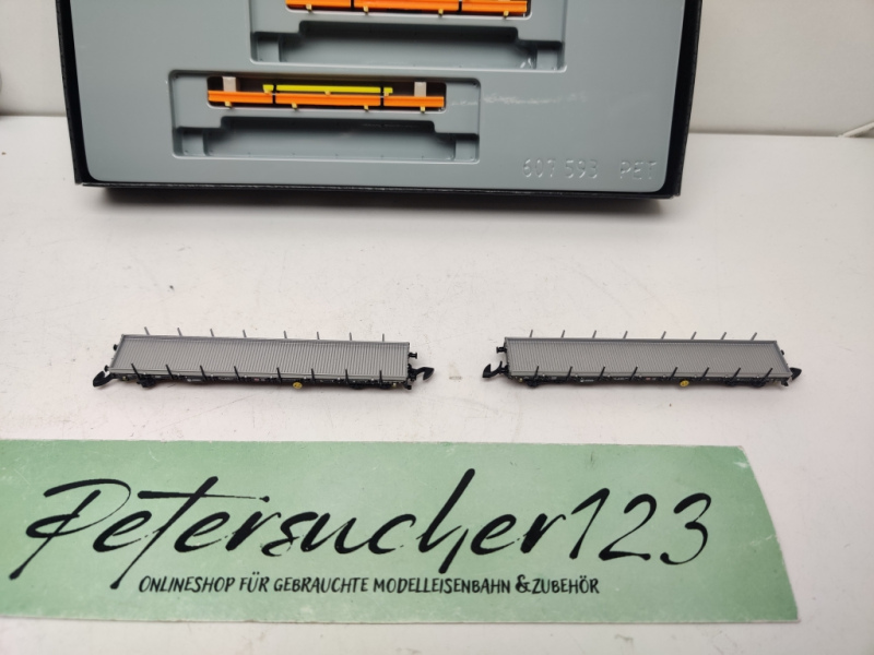 Märklin Z DC 82580 Güterwagen-Set / Flachwagen-Set / DB / OVP