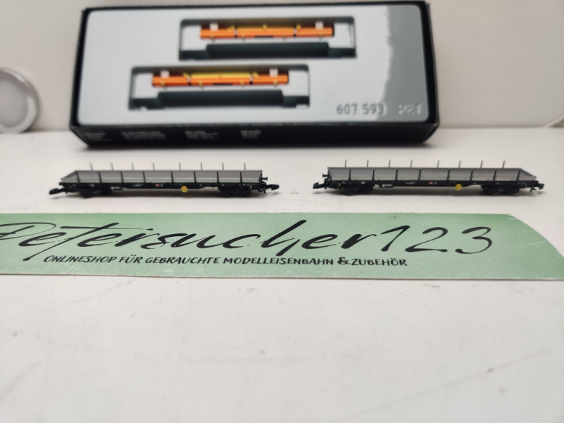 Märklin Z DC 82580 Güterwagen-Set / Flachwagen-Set / DB / OVP