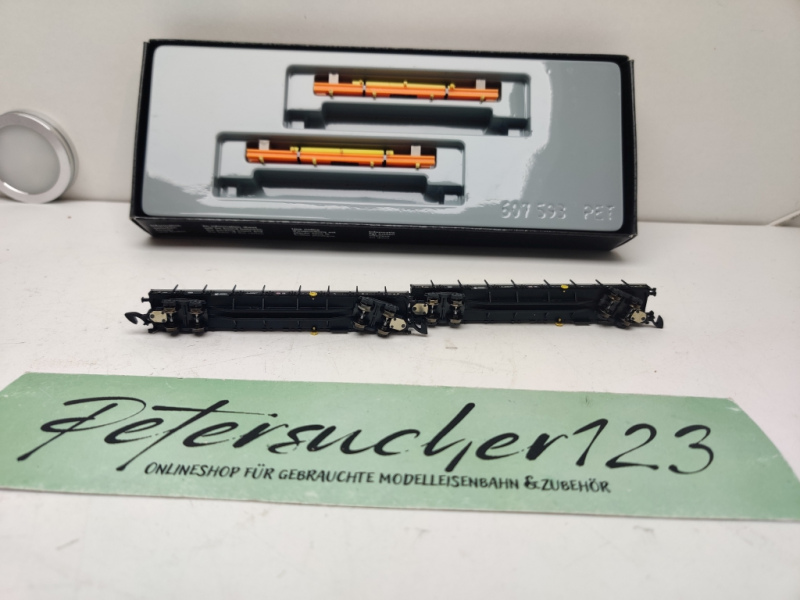 Märklin Z DC 82580 Güterwagen-Set / Flachwagen-Set / DB / OVP