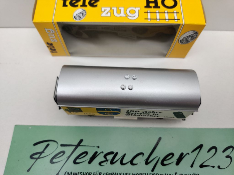 Märklin H0 AC 4415 SoMo Telezug Kühlwagen "100 J Telefon Mühlacker" / OVP gelb