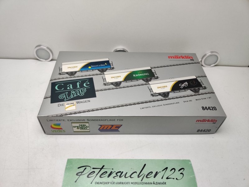 Märklin H0 84420  Güterwagen-Set Jakobs Cafe / OVP