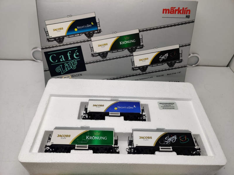 Märklin H0 84420  Güterwagen-Set Jakobs Cafe / OVP
