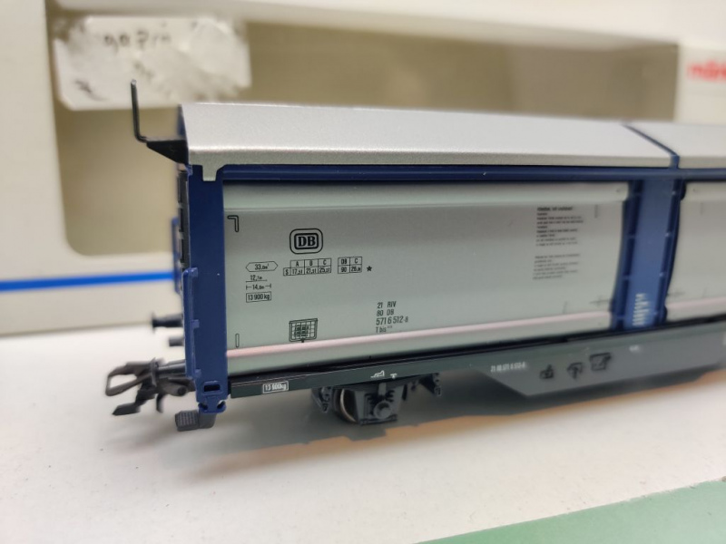 Märklin H0 AC 84633 Schiebewandwagen "Magazin-Jahresw. 1994" Tbis / DB / OVP weiß