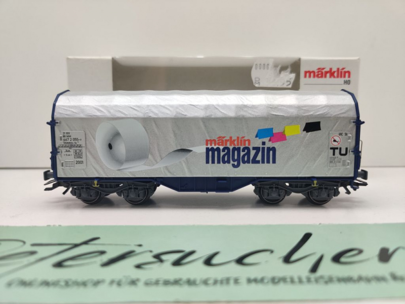 Märklin H0 AC 84694 Rungenwagen "Magazin JW'93" Kbs443 + VW Transporter LT28 / OVP