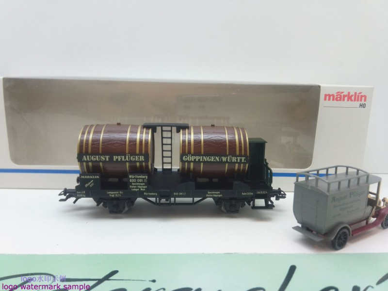 Märklin H0 AC 84791 Museumswagen-Set "August Pflügler" / NEM / K.W.St.E. / OVP weiß