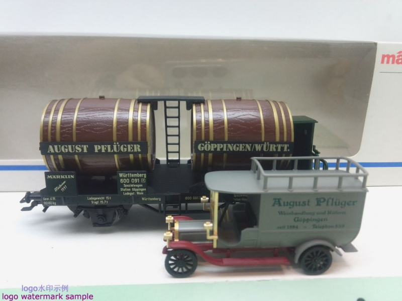 Märklin H0 AC 84791 Museumswagen-Set "August Pflügler" / NEM / K.W.St.E. / OVP weiß