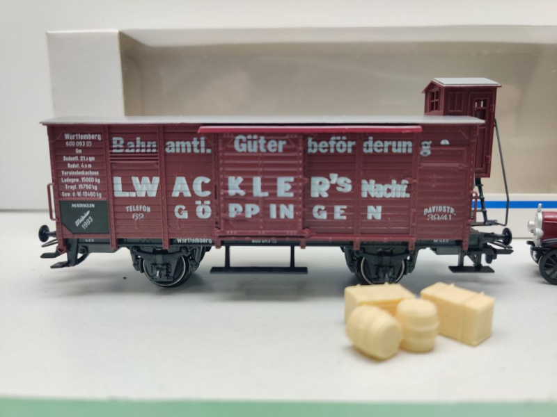 Märklin H0 AC 84793 Museumswagen-Set 1993 "Wackler" / NEM / K.W.St.E. / OVP weiß