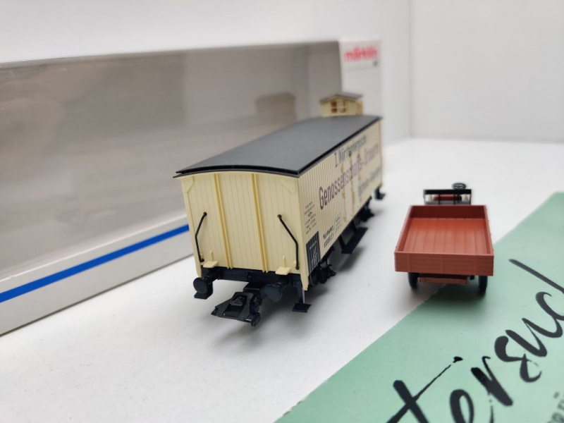 Märklin H0 AC 84794 Museumswg-Set '94 "Genoss.Brauerei" / NEM / K.W.St.E. / OVP weiß