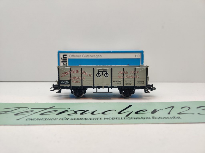 Märklin H0 AC 84795 off Güterwg / Museumswagen 1990 / Om12 / K.W.St.E. / OVP blau