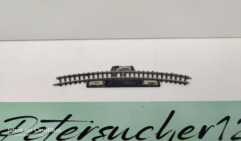 Märklin Mini-Club Z DC 8529 Schaltgleis gebogen / F