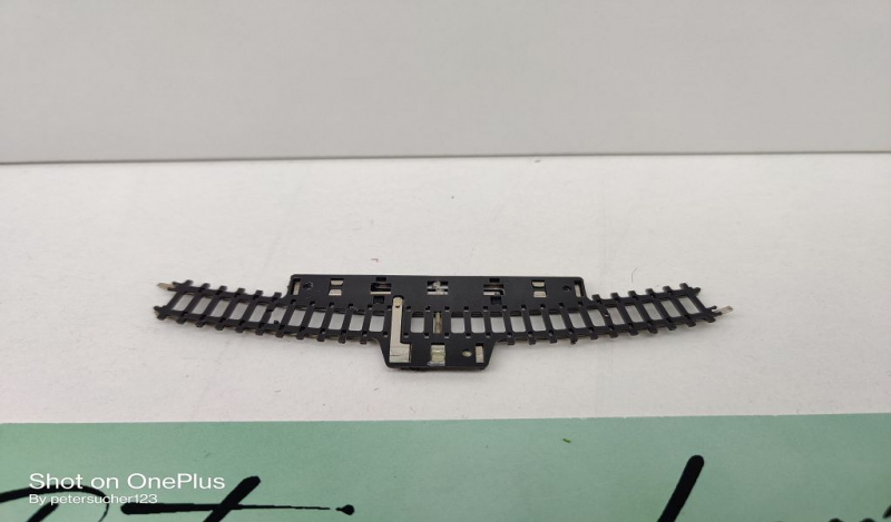 Märklin Mini-Club Z DC 8529 Schaltgleis gebogen / F