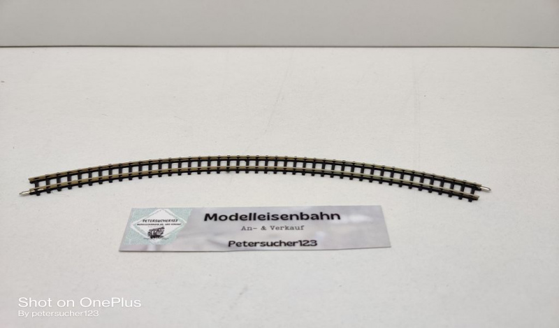 Märklin Mini-Club Z DC 8530 gebogenes Gleis / R 220 mm
