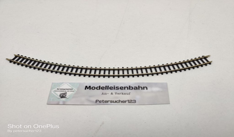 Märklin Mini-Club Z DC 8530 gebogenes Gleis / R 220 mm