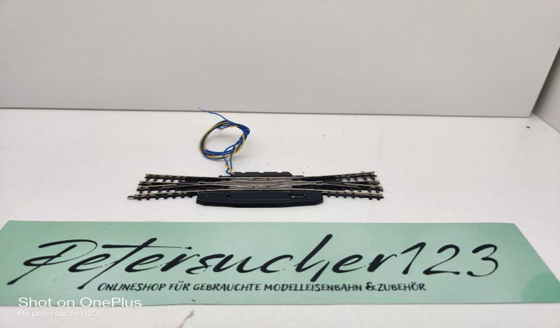 Märklin Mini-Club Z DC 8560 elektr.magn. Dopp Kreuzungsweiche / L 112,8 mm / F