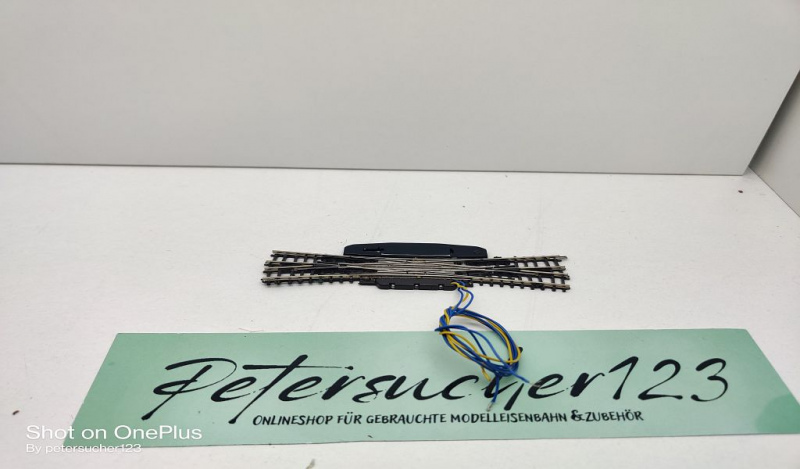 Märklin Mini-Club Z DC 8560 elektr.magn. Dopp Kreuzungsweiche / L 112,8 mm / F