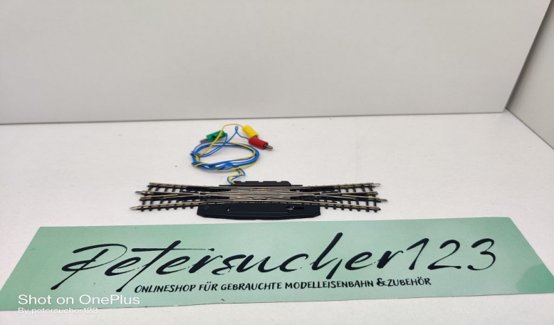 Märklin Mini-Club Z DC 8560 elektr.magn. Dopp Kreuzungsweiche / L 112,8 mm / aus Start-Set