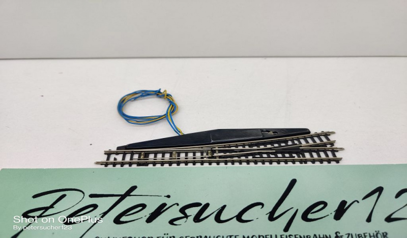 Märklin Mini-Club Z DC 8562 elektr. magn. Weiche / links / L 110 mm
