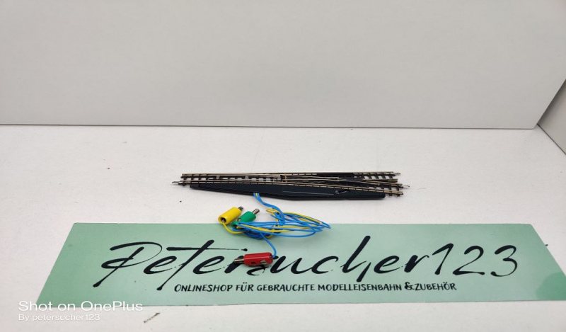 Märklin Mini-Club Z DC 8563 elektr. magn. Weiche / rechts / L 110 mm / aus Start-Set