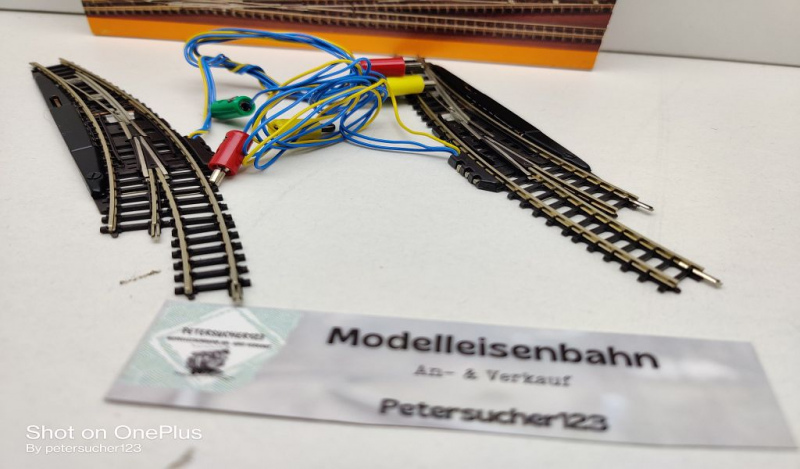 Märklin Mini-Club Z DC 8567 elektr. magn. Bogenweichenpaar / R 195 mm / OVP