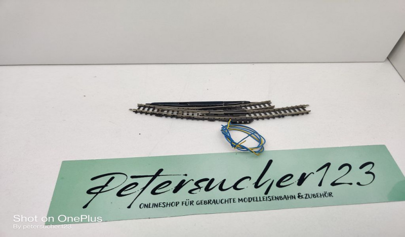 Märklin Mini-Club Z DC 8568 elektr. magn. Bogenweiche / links / L 125 mm