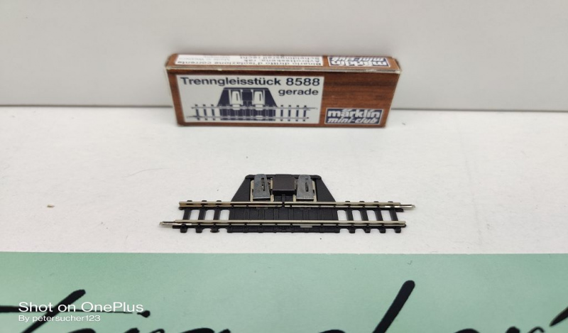 Märklin Mini-Club Z DC 8588 Trenngleisstück / 55 mm / OVP