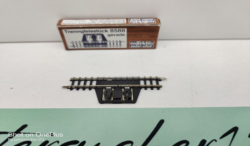 Märklin Mini-Club Z DC 8588 Trenngleisstück / 55 mm / OVP