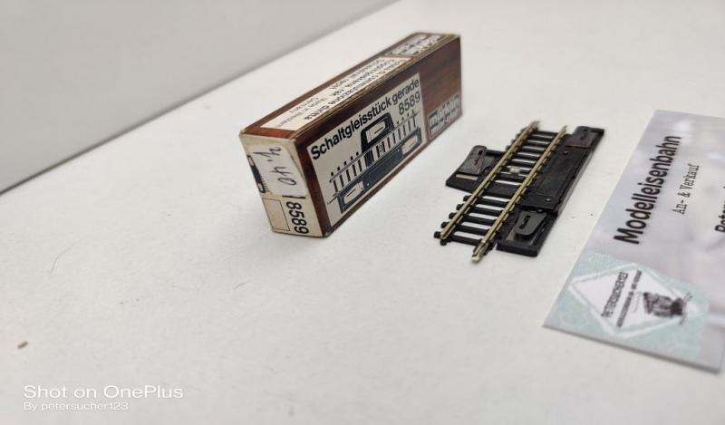 Märklin Mini-Club Z DC 8589 Schaltgleis / L 55 mm / OVP