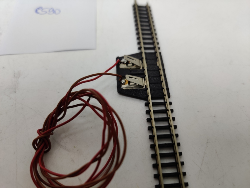 Märklin Mini-Club Z DC 8590 Anschlussgleis / Länge 110 mm / Mit Funkentstörung