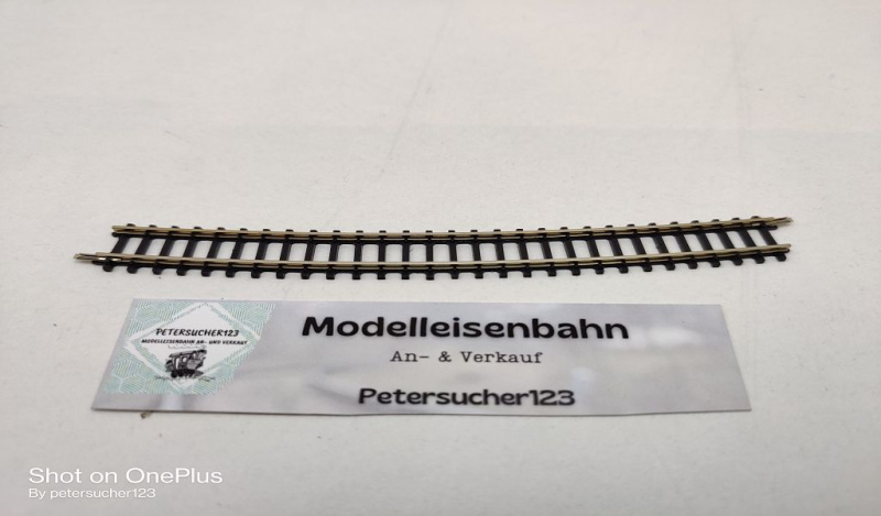 Märklin Mini-Club Z DC 8591 Gegenbogen zu Weichen / R 490 mm