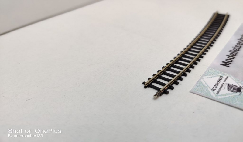 Märklin Mini-Club Z DC 8591 Gegenbogen zu Weichen / R 490 mm