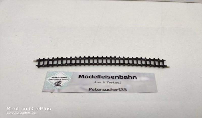 Märklin Mini-Club Z DC 8591 Gegenbogen zu Weichen / R 490 mm