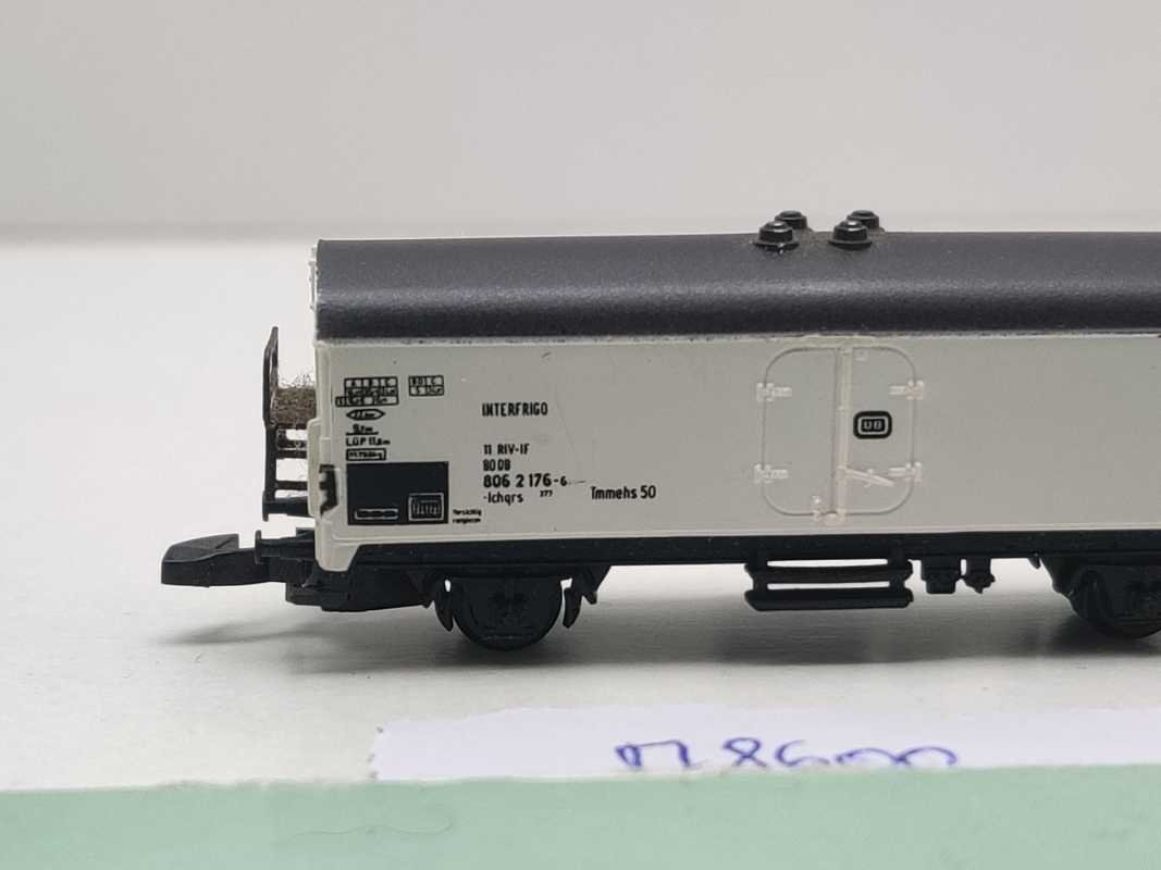 Märklin Z DC 8600 Kühlwagen "Interfrigo" Ichqrs377 Tmmehs50 / DB