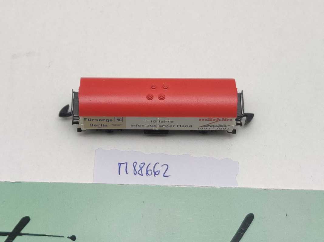 Märklin Z DC 8600 Kühlwagen "Int. Spielw. Messe Nürnberg 2003"