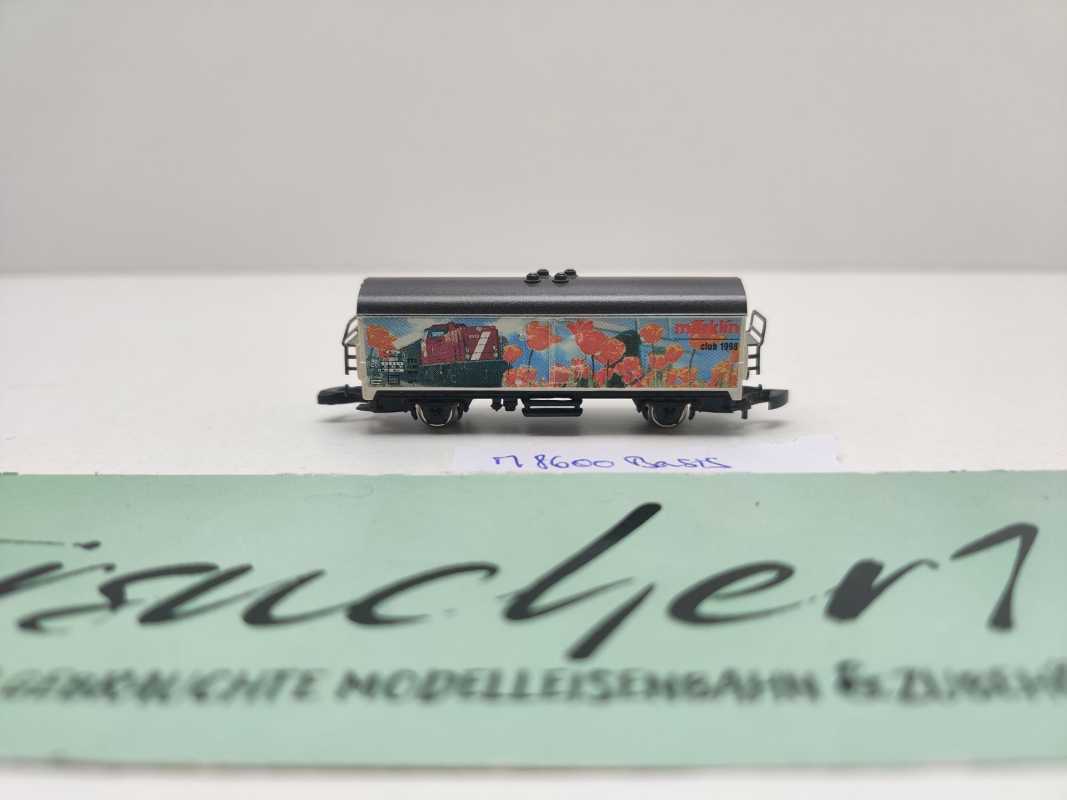Märklin Z DC 8600.068 excl. Schweizer Club SoMo'98 Kühlwagen "Tulpen & Diesellok"
