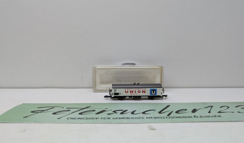 Märklin Z DC 8601 Bierwagen "Dortmunder Union" Ichqrs 377 / Privat bei DB / OVP
