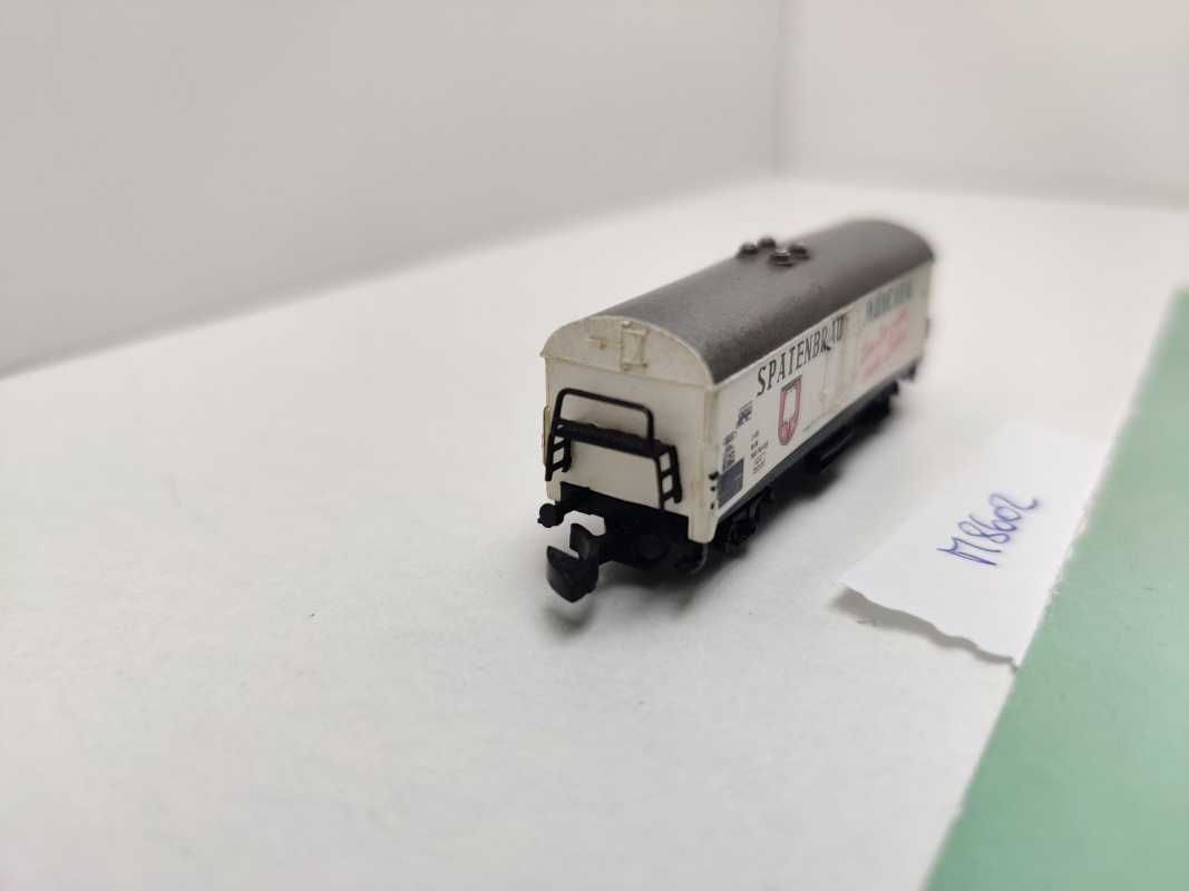 Märklin Z DC 8602 Bierwagen "Spatenbräu München" Ichqrs377 / Privat