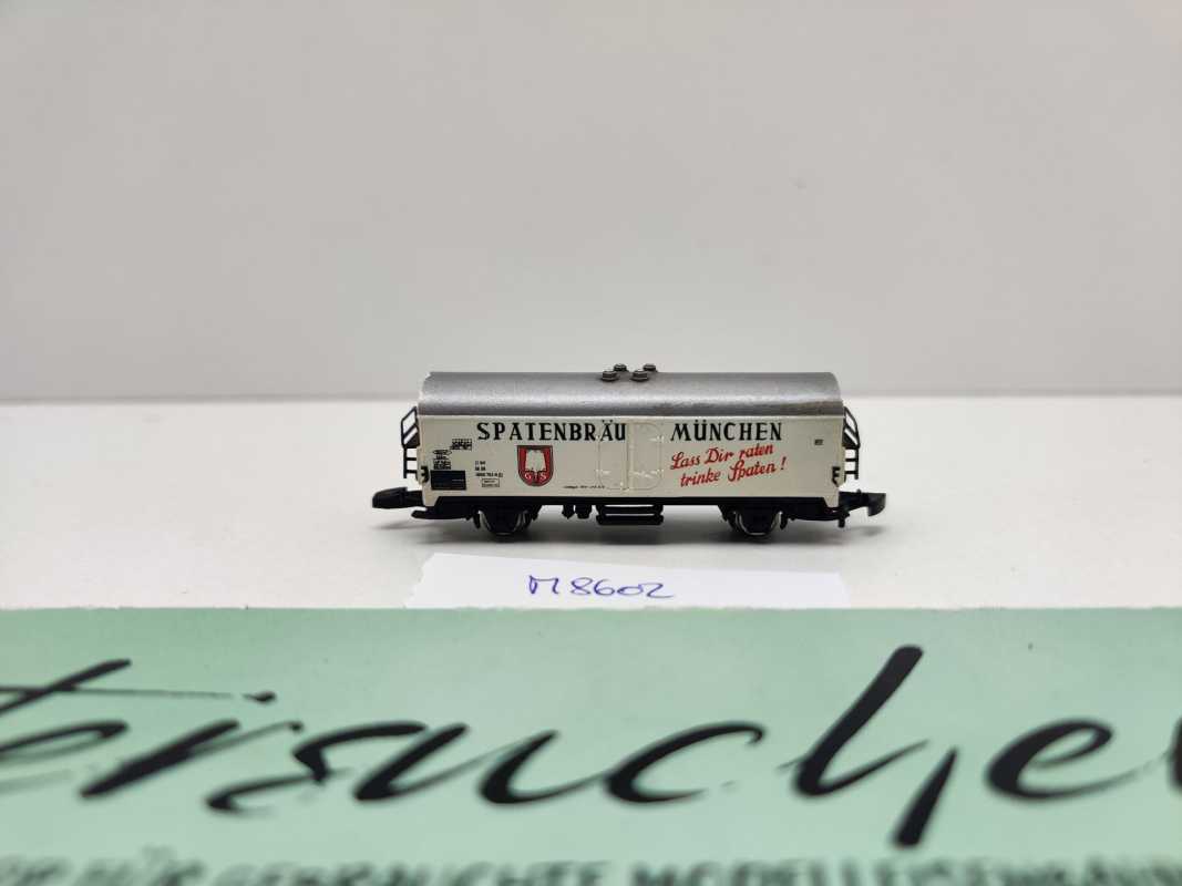 Märklin Z DC 8602 Bierwagen "Spatenbräu München" Ichqrs377 / Privat