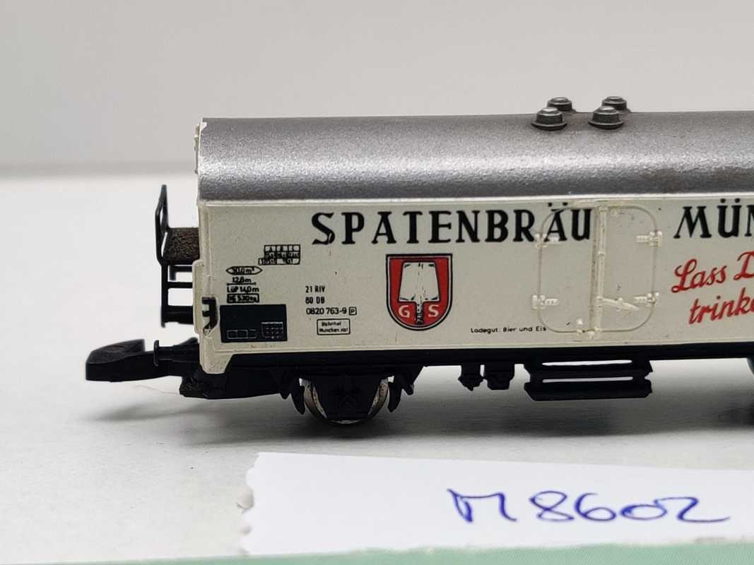 Märklin Z DC 8602 Bierwagen "Spatenbräu München" Ichqrs377 / Privat