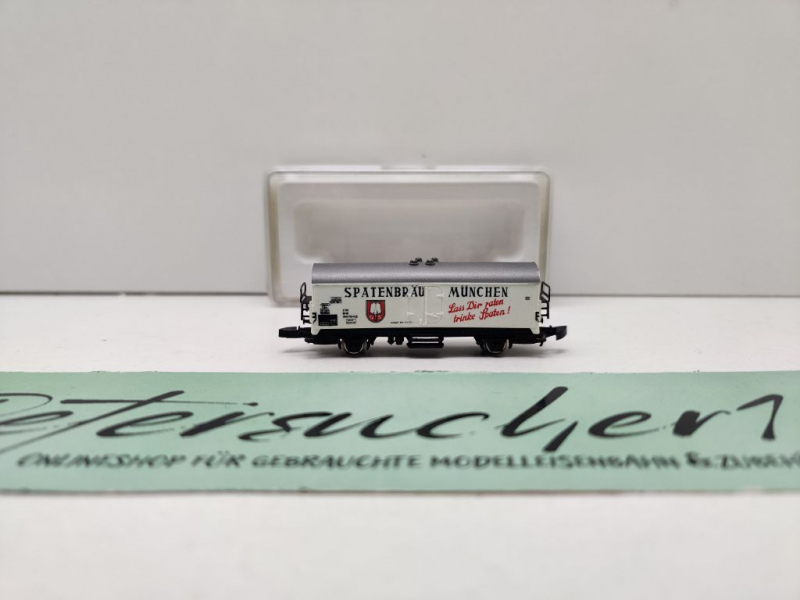 Märklin Z DC 8602 Bierwagen "Spatenbräu München" / Ichqrs377 / Privat / ErsatzVP