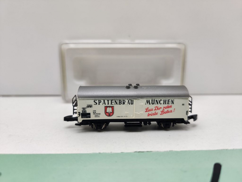Märklin Z DC 8602 Bierwagen "Spatenbräu München" / Ichqrs377 / Privat / ErsatzVP
