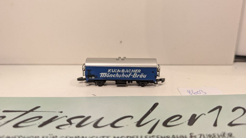 Märklin Z DC 8603 Bierwagen "Kulmbacher Mönchshof" / Privatwagen