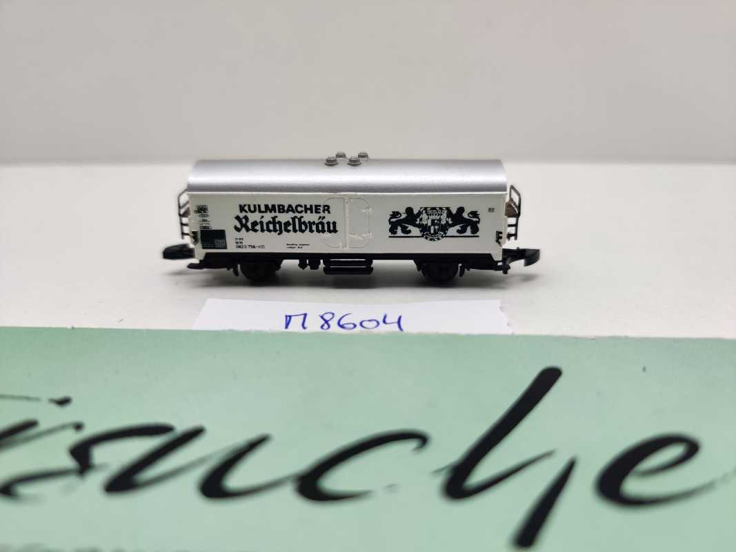 Märklin Z DC 8604 Bierwagen "Kulmbacher Reichelbräu" Ichqrs377 / Privat